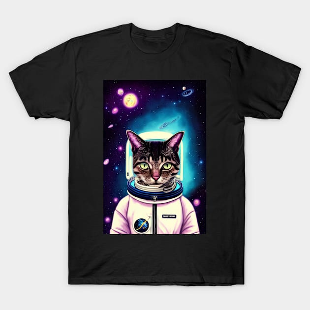 Catronaut For Space and Kitten Lovers T-Shirt by plainlyfashion